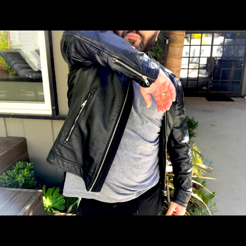 Cool Ass! CLASSIC-LEATHER JACKET by DIESEL.